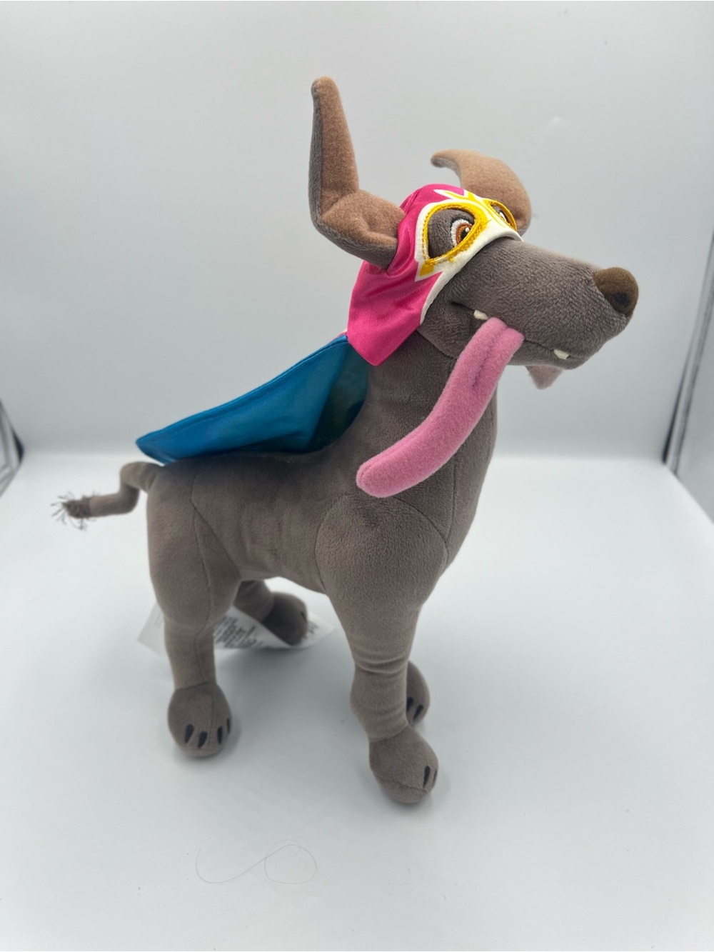 Disney Pixar Coco Dante Noche Libre Lucha Libre Plush Dog Mask Cape 11” Tagged